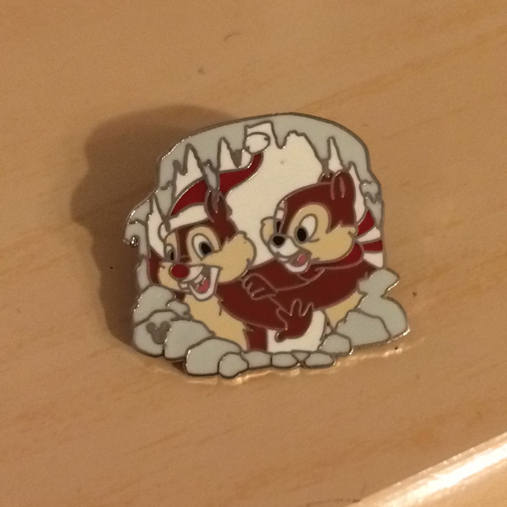 Disney Chip & Dale Hidden Mickey Pin